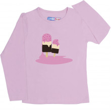 Pink Full Sleeve Girls Pyjama - Candy Ice